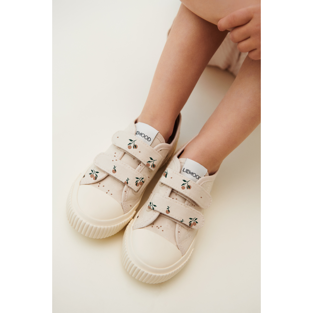 Liewood Kim low canvas sneakers - Peach / Sea shell - SNEAKERS