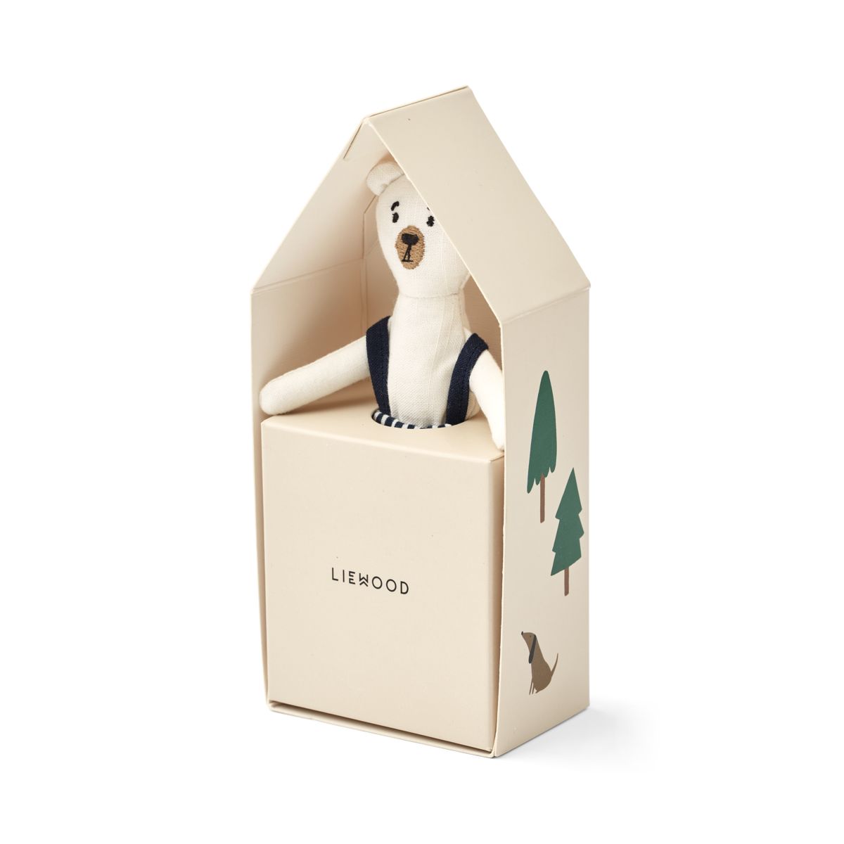 Liewood Barty Knitted Mini Doll - Creme de la creme - TEDDY