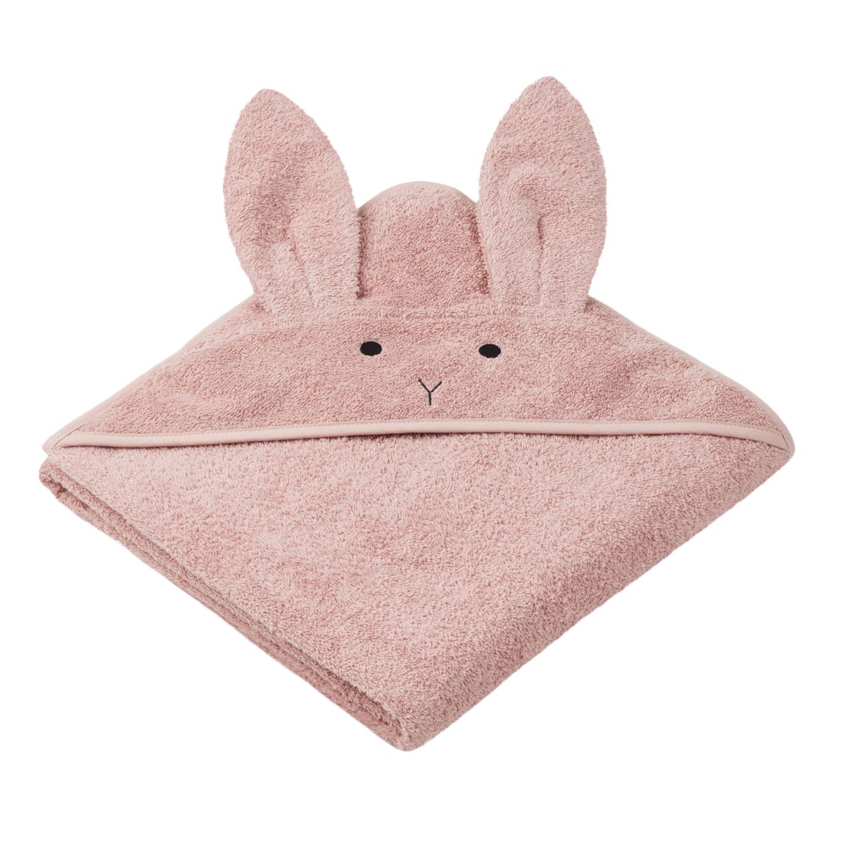 Liewood Augusta Hooded Junior Towel - Rabbit rose - TOWEL / WASHCLOTH