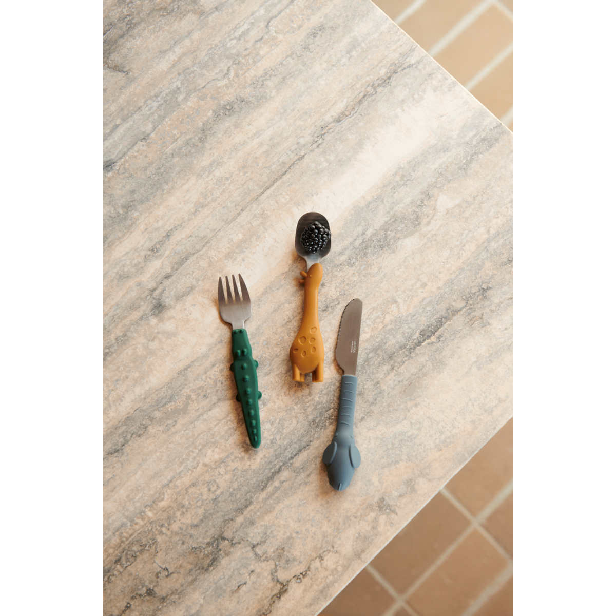 Liewood Tove Cutlery Set - Golden caramel mix - CUTLERY