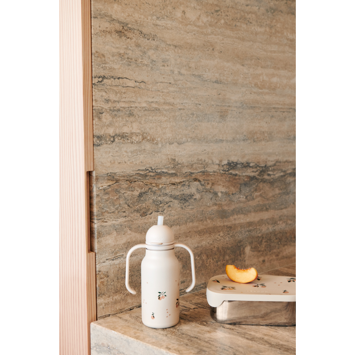 Liewood Arthur Lunchbox - Peach / Sea shell mix - LUNCHBOX