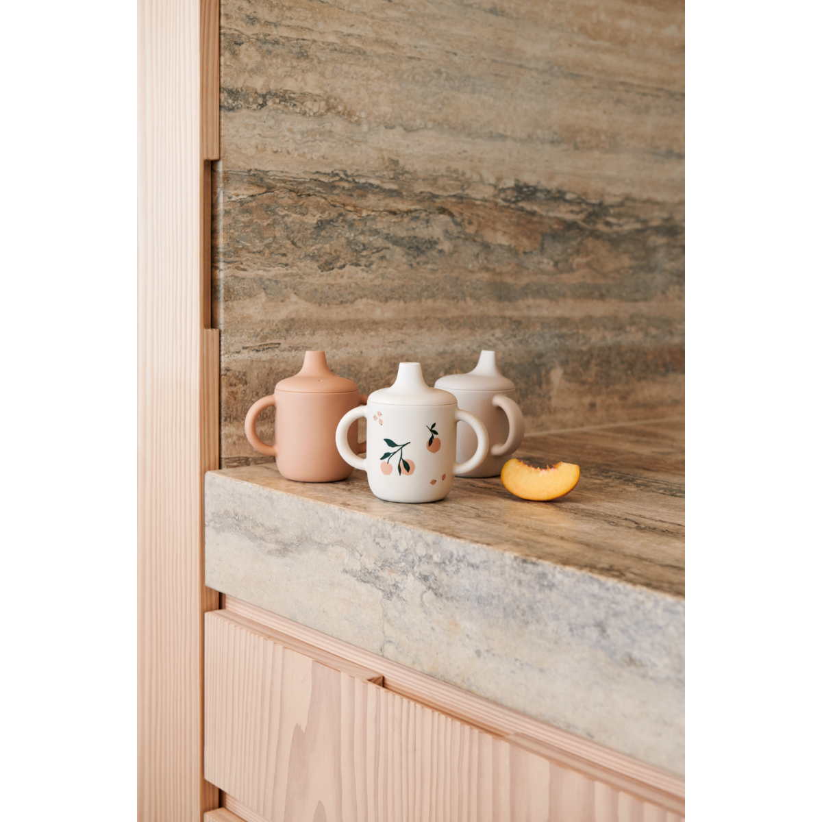 Liewood NEIL Sippy Cup - Peach / Sea shell mix - CUP