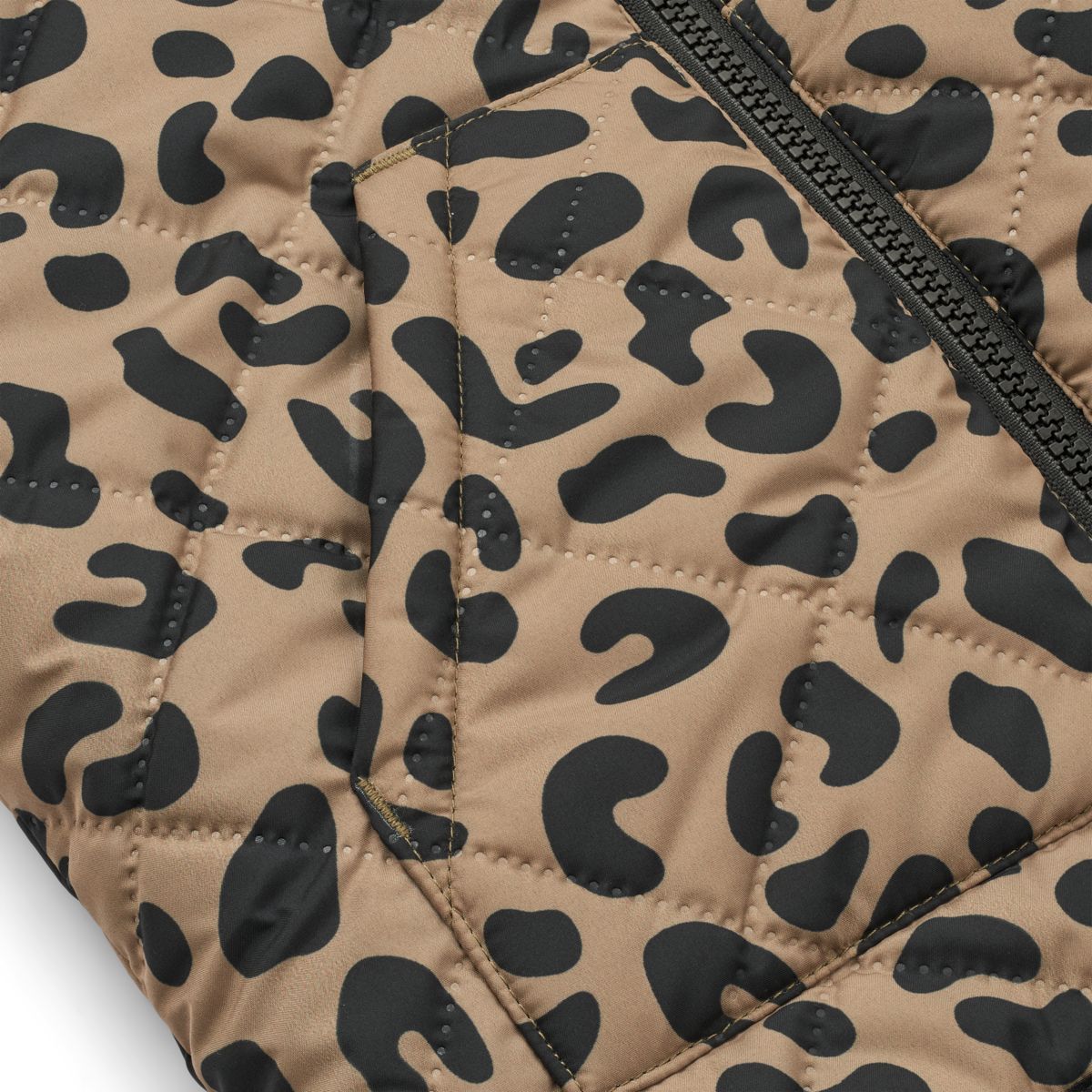 Liewood Jackson Reversible Jacket - Leo oat / Black panther - JACKET