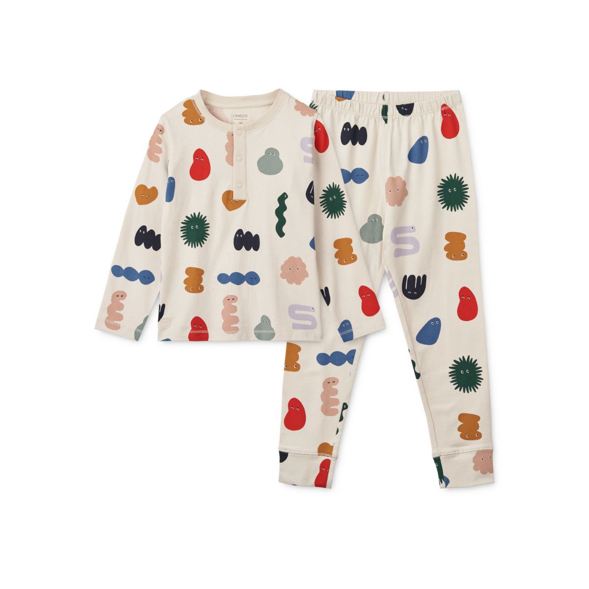Wilhelm Printed Pyjamas Set - The liewood gang / Sandy