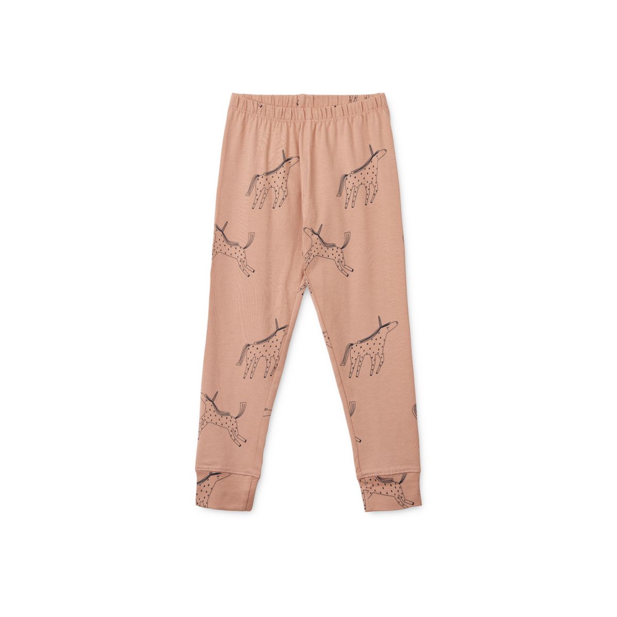 Wilhelm Printed Frill Pyjamas Set - Unicorn / Pale tuscany