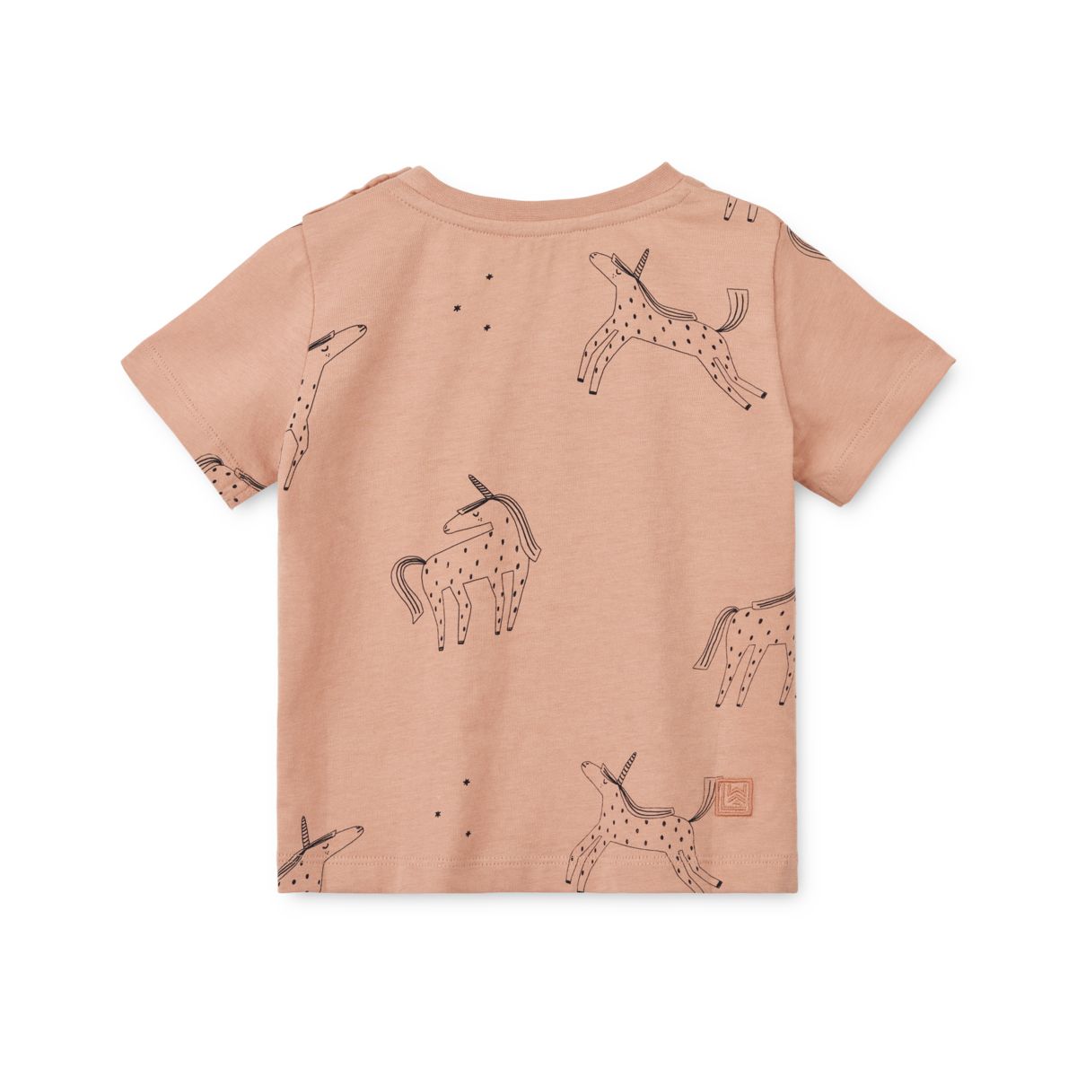 Liewood Apia Baby Printed Shortsleeve T-Shirt - Unicorn / Pale tuscany - TSHIRT