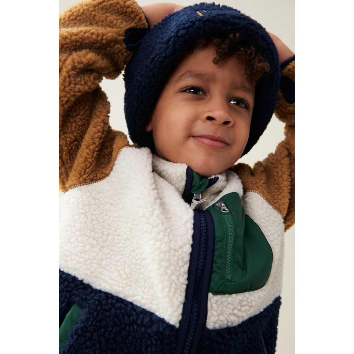 Liewood Selene Beanie - Golden Caramel Mix - HATS/CAP