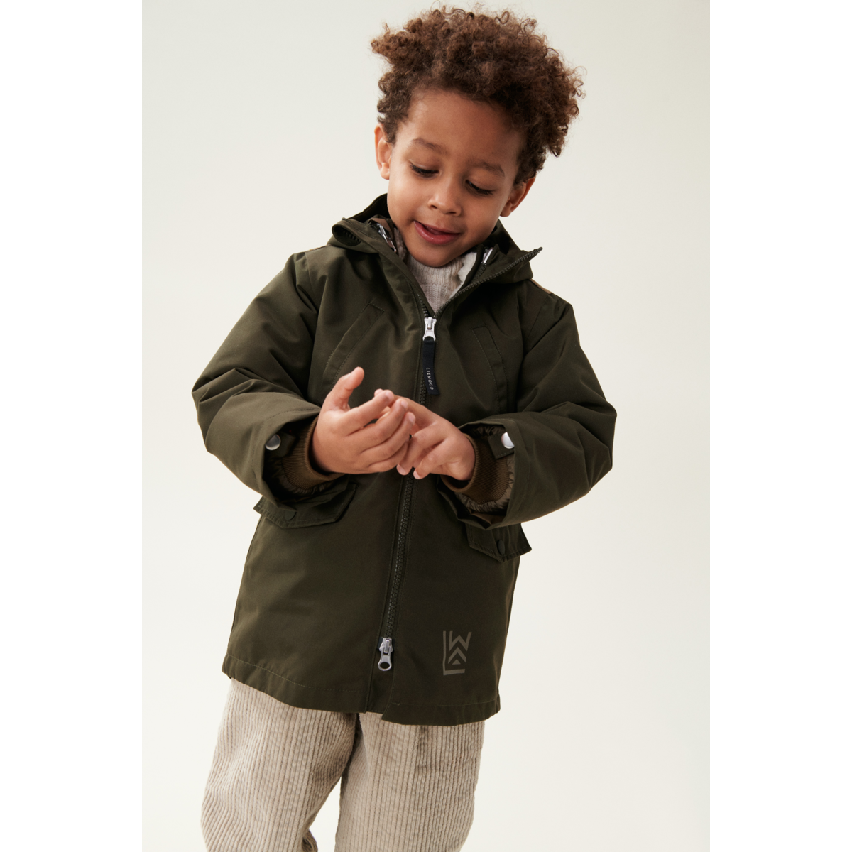 Liewood Timber 2-in-1 Jacket - Army brown mix - JACKET