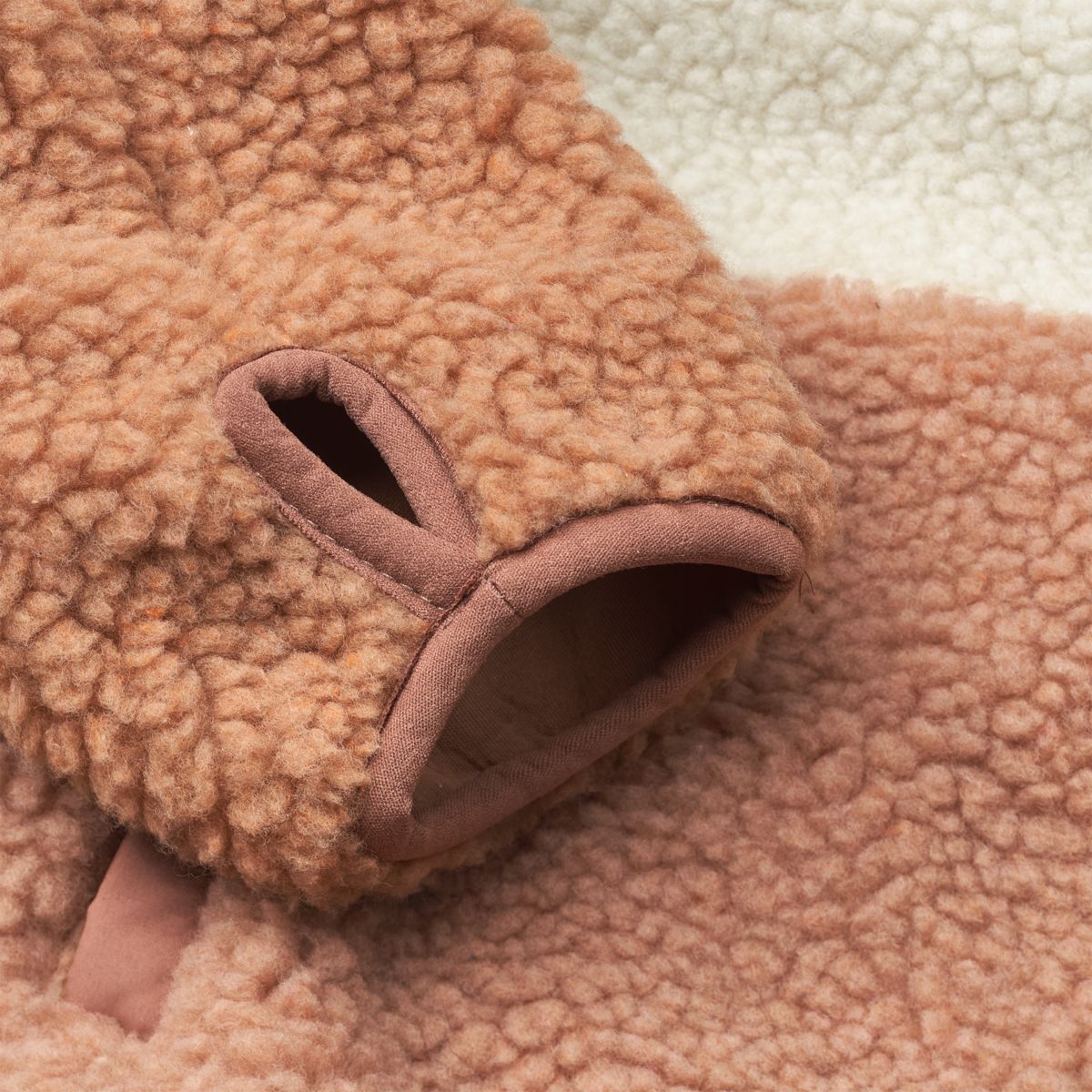 Nolan Pile Jacket - Tuscany rose multi mix