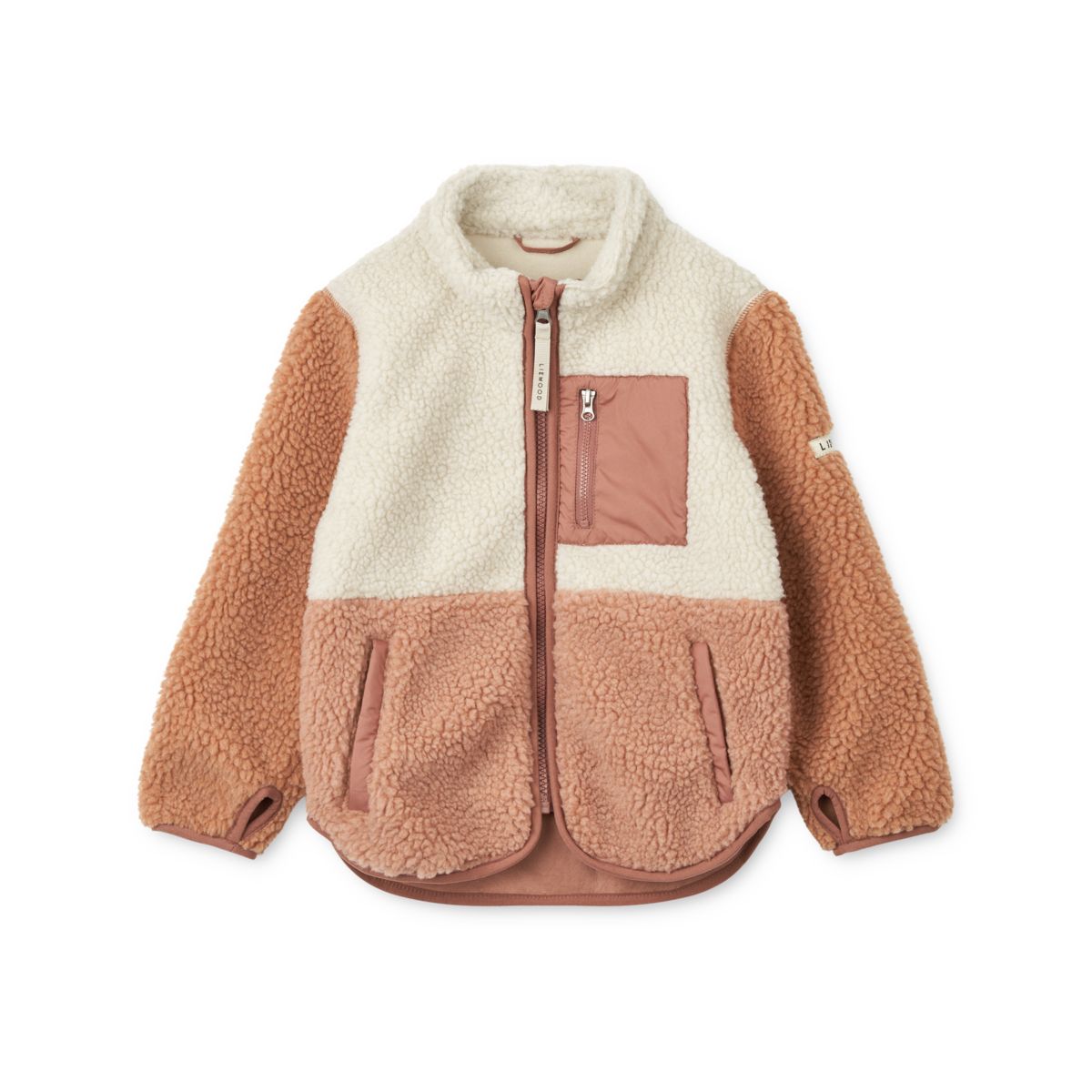 Nolan Pile Jacket - Tuscany rose multi mix