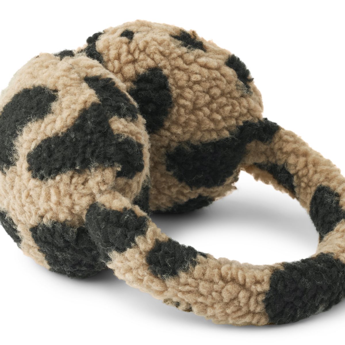 Liewood ALBERO pile ear warmers - Mega leo / Oat mix - SCARF/NECK WARMER