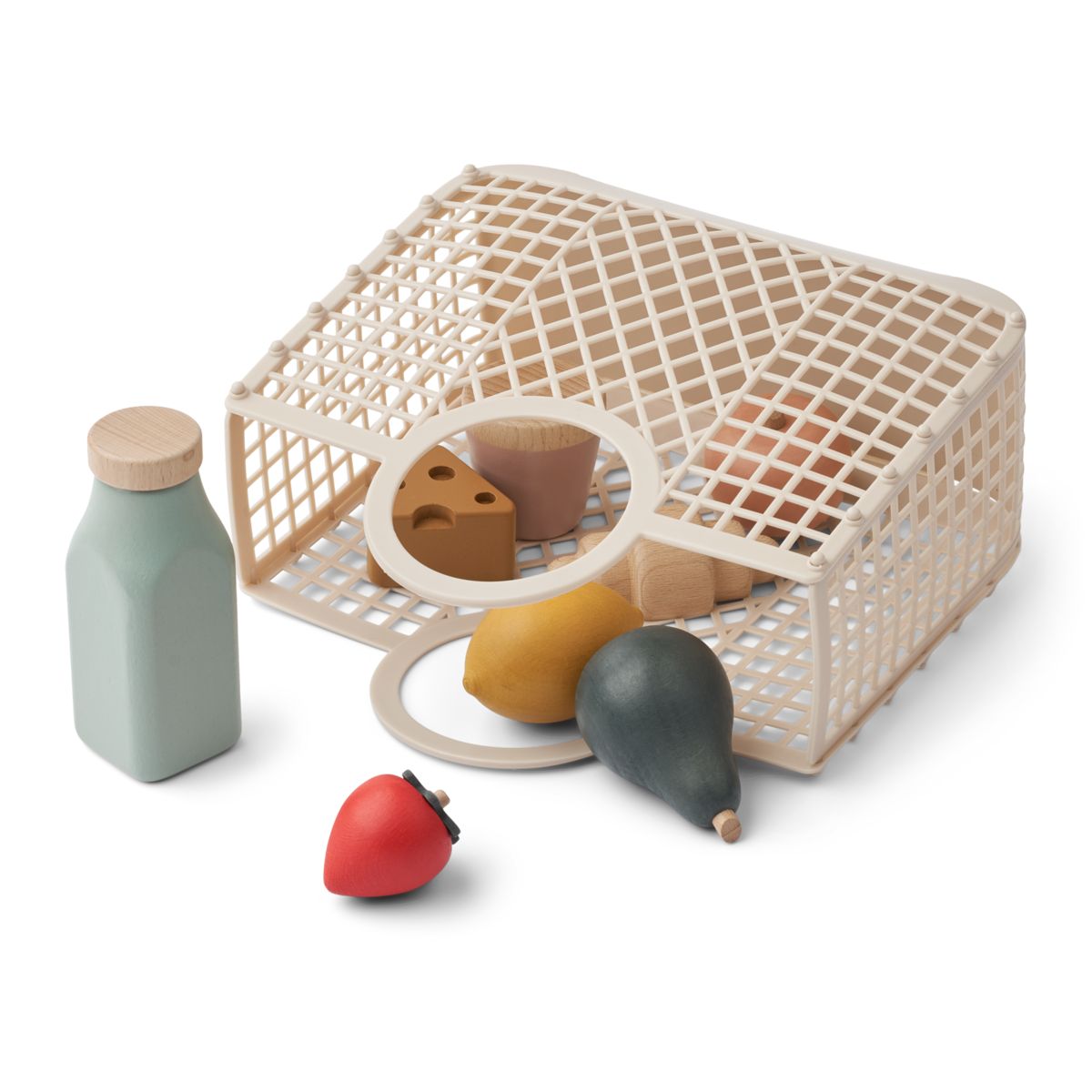 Florin Play Food Grocery Basket Sandy multi mix LIEWOOD