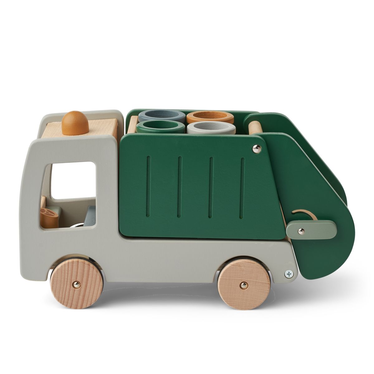 Liewood Irina Recycling Truck - Garden green multi mix - PRETEND PLAY