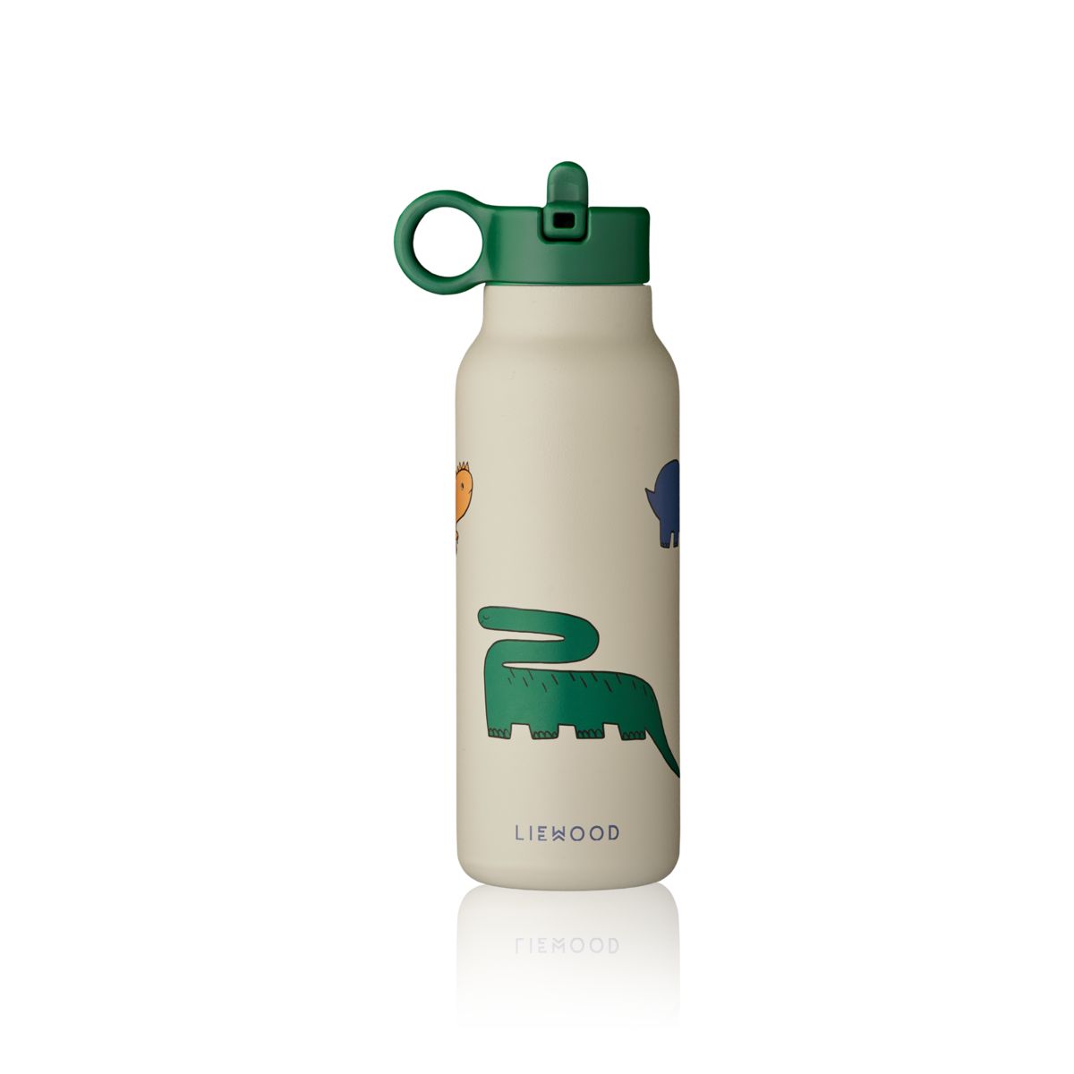 Liewood FALK Water Bottle 350 ml - Dinosaurs / Mist - WATER BOTTLE