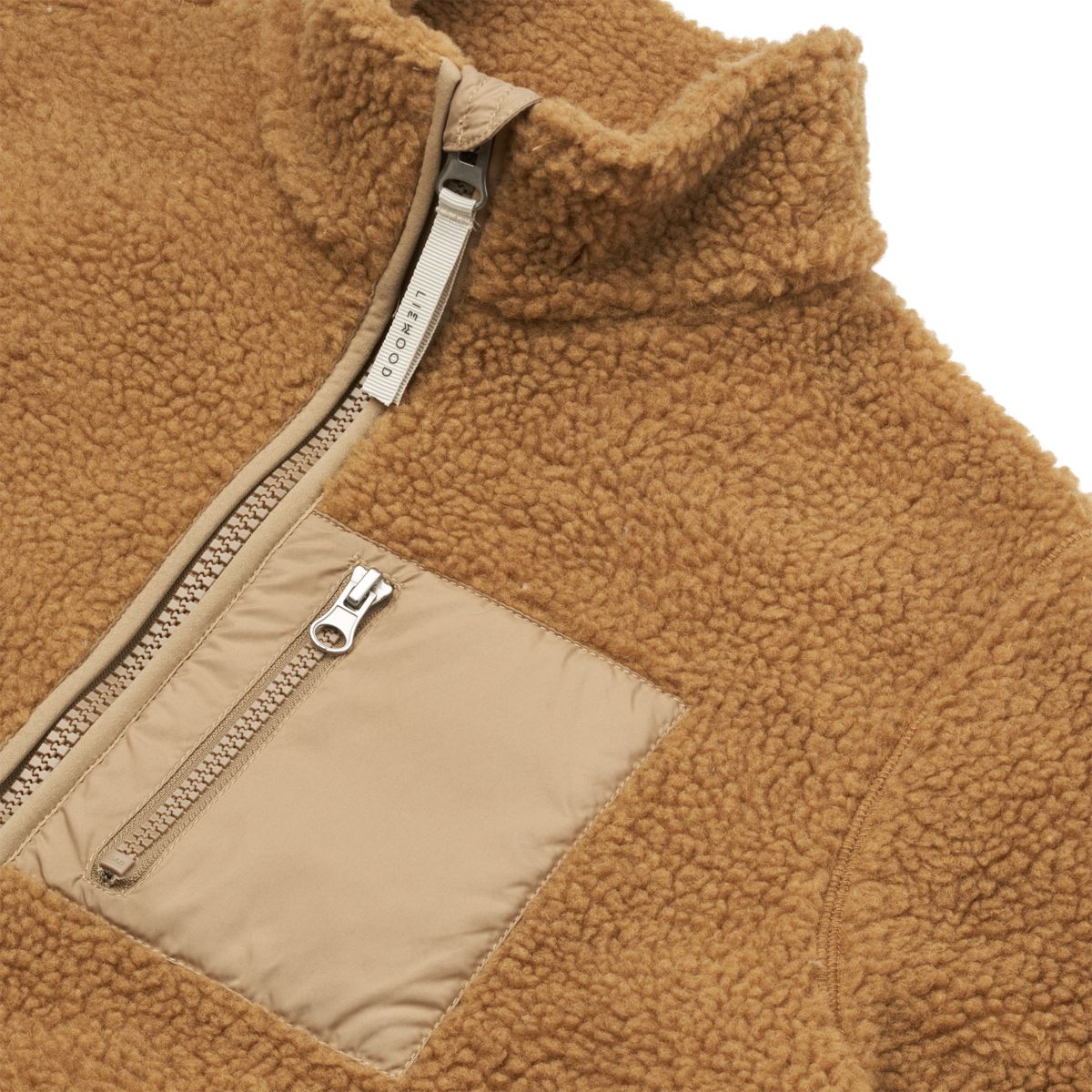 Liewood Nelson Pile Jacket For Adults - Golden caramel oat mix - JACKET