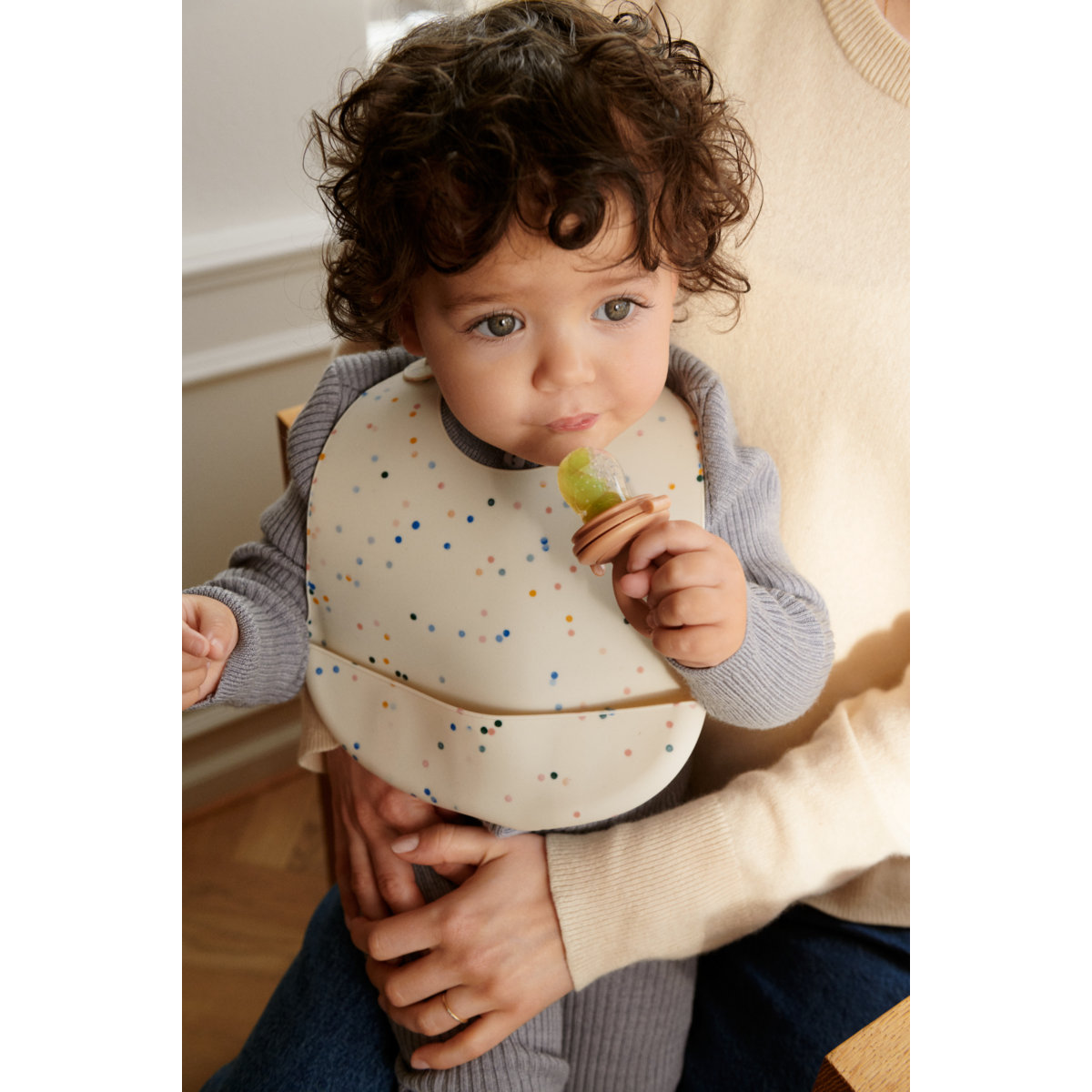 Liewood Tilda Printed Bib 2-Pack - Splash dots / Sea shell - BIB