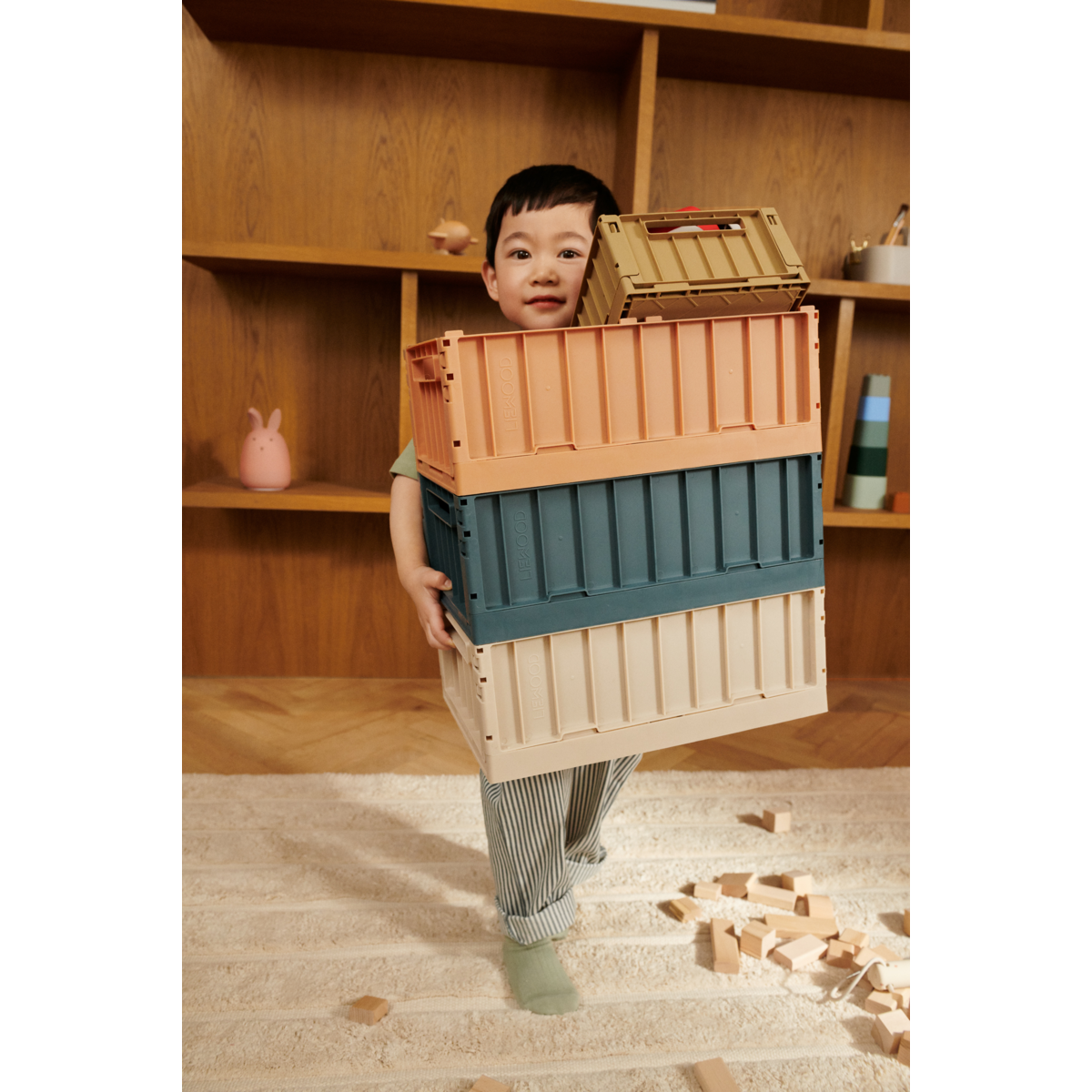 Liewood Weston Large Storage Box - Sandy - STORAGE BOX