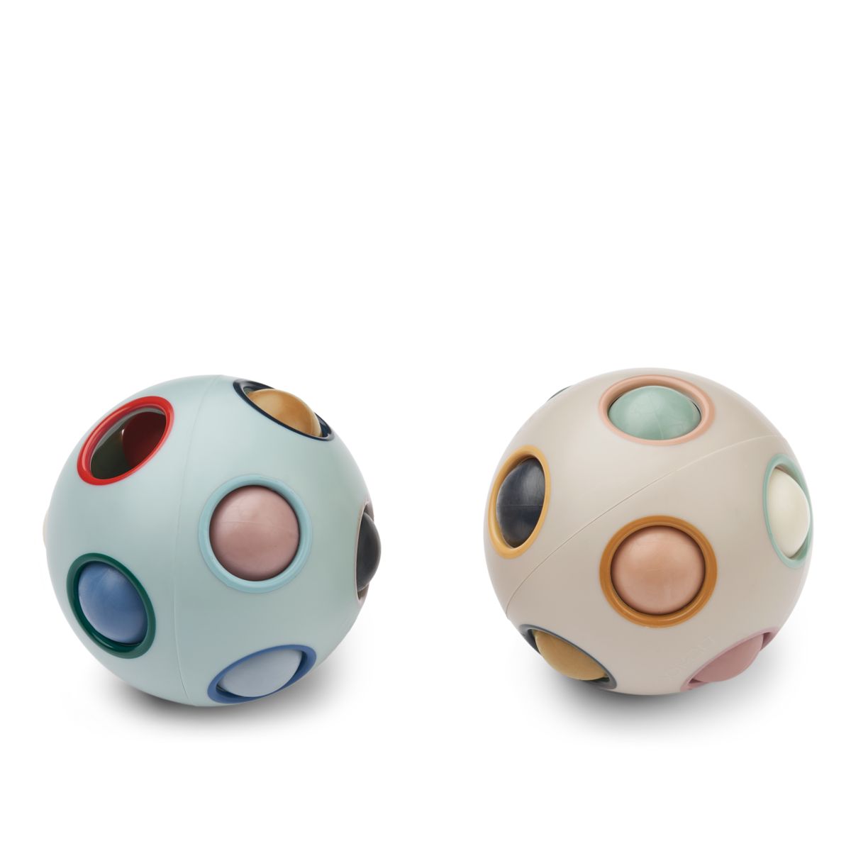 Liewood Solene Puzzle Ball - Ice blue multi mix - MOTORICAL