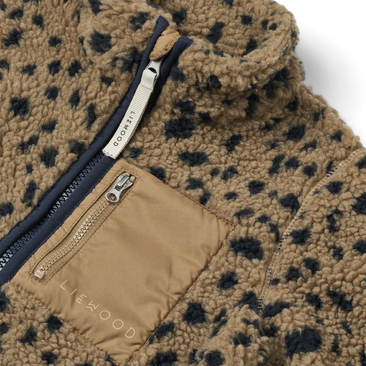 Nolan Pile Jacket - Leo spots / Oat