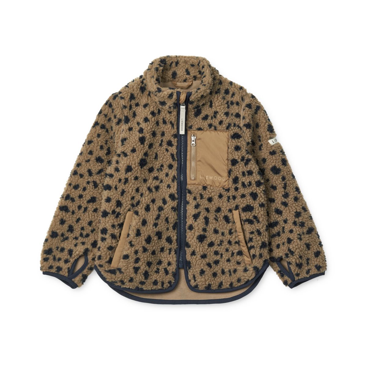 Nolan Pile Jacket - Leo spots / Oat