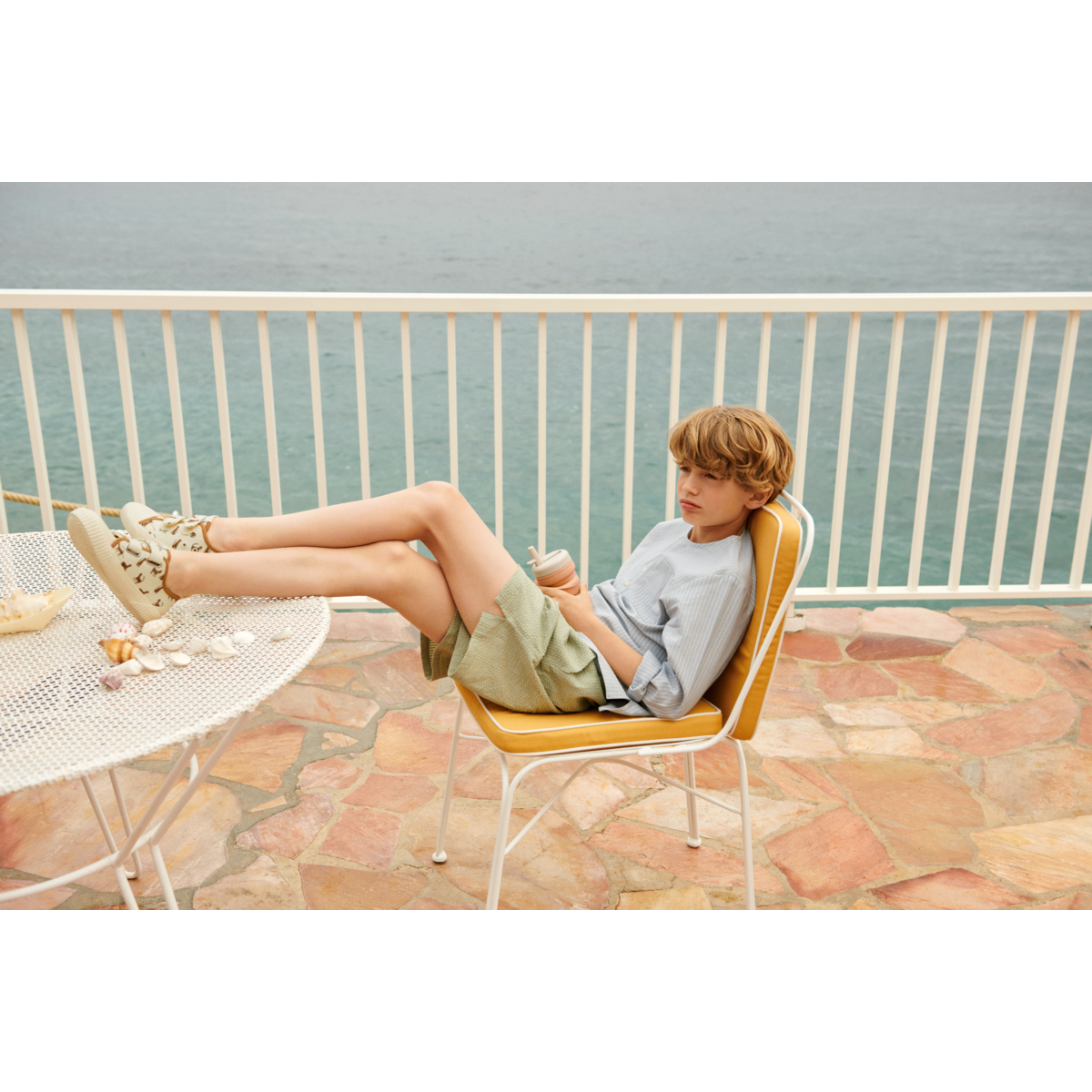 Liewood Kim low canvas sneakers - Leopard / Sandy - SNEAKERS