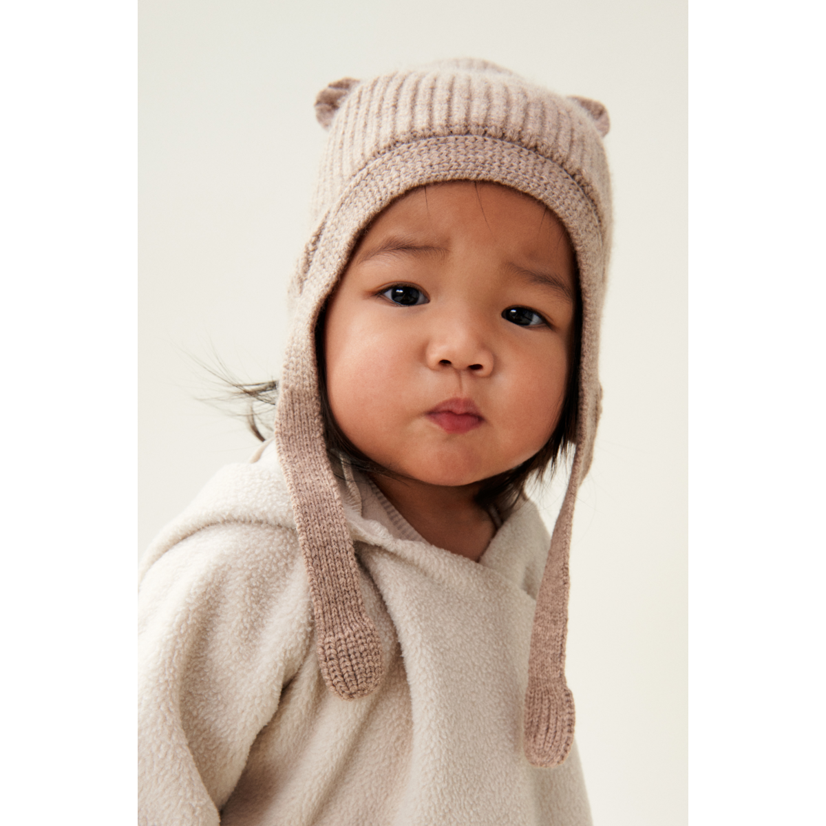 Liewood Aviana Baby Bonnet - Oat melange - HATS/CAP