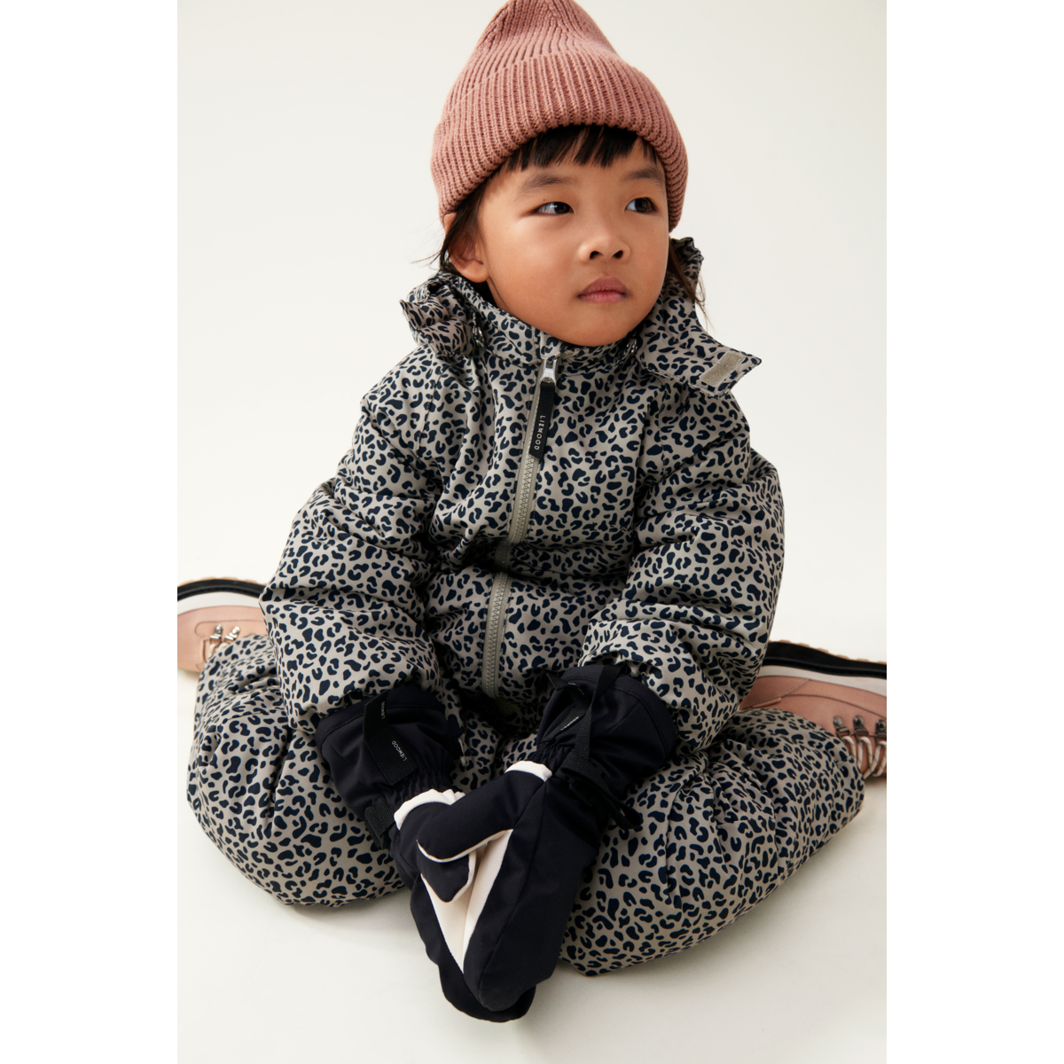 Liewood Isa Snowsuit - Mini leo / Mist - SUIT