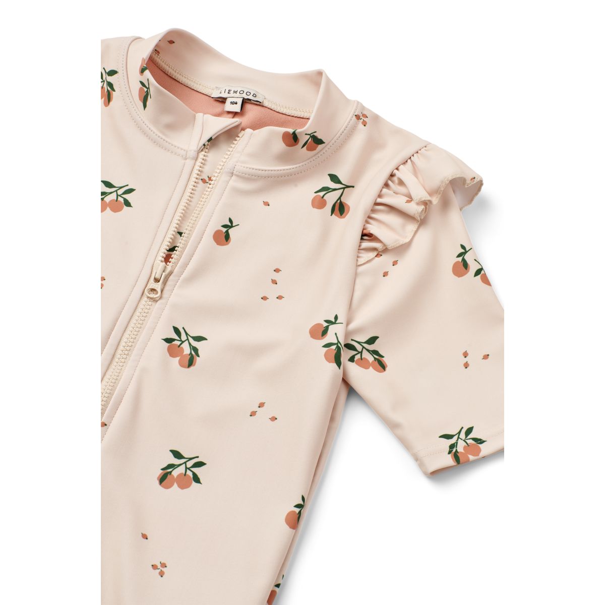 Liewood Amel printed swim jumpsuit - Peach / Sea shell - SWIMSUIT