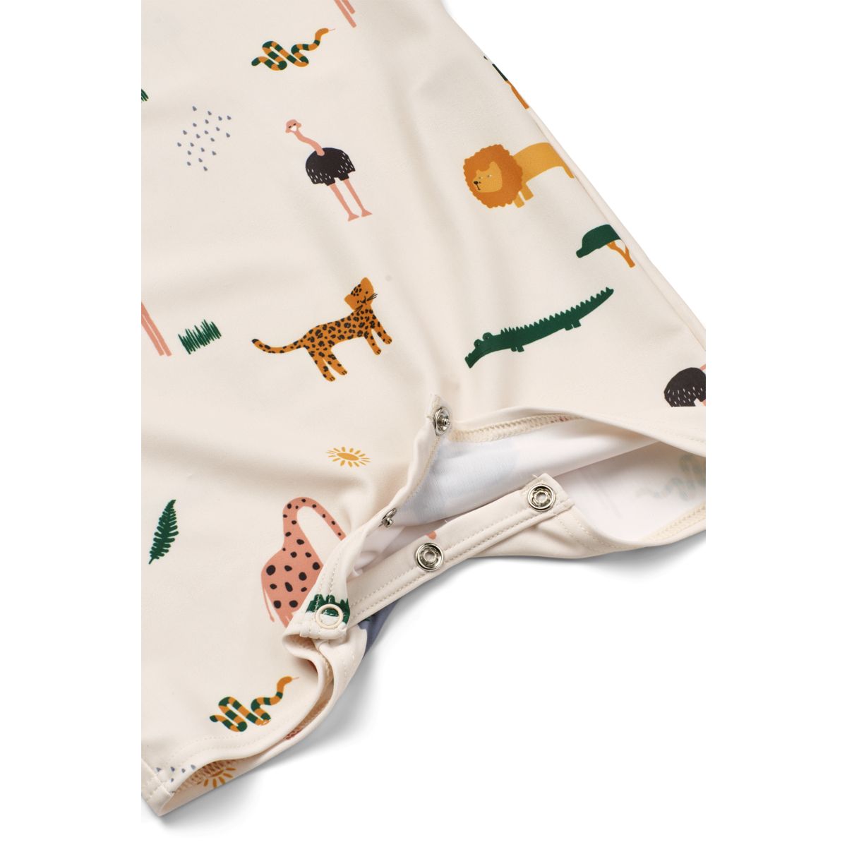 Liewood Thor Baby Swim Jumpsuit - Safari sandy mix - SWIMSUIT
