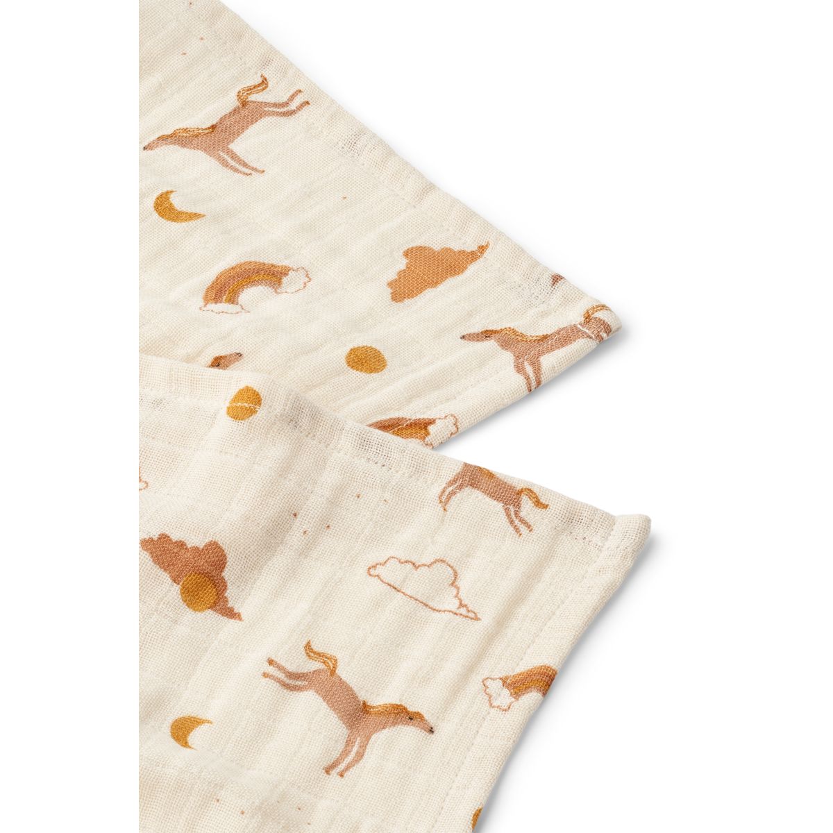 Liewood Lewis Muslin Cloth 2-pack - Dream / Ecru - MUSLIN CLOTH
