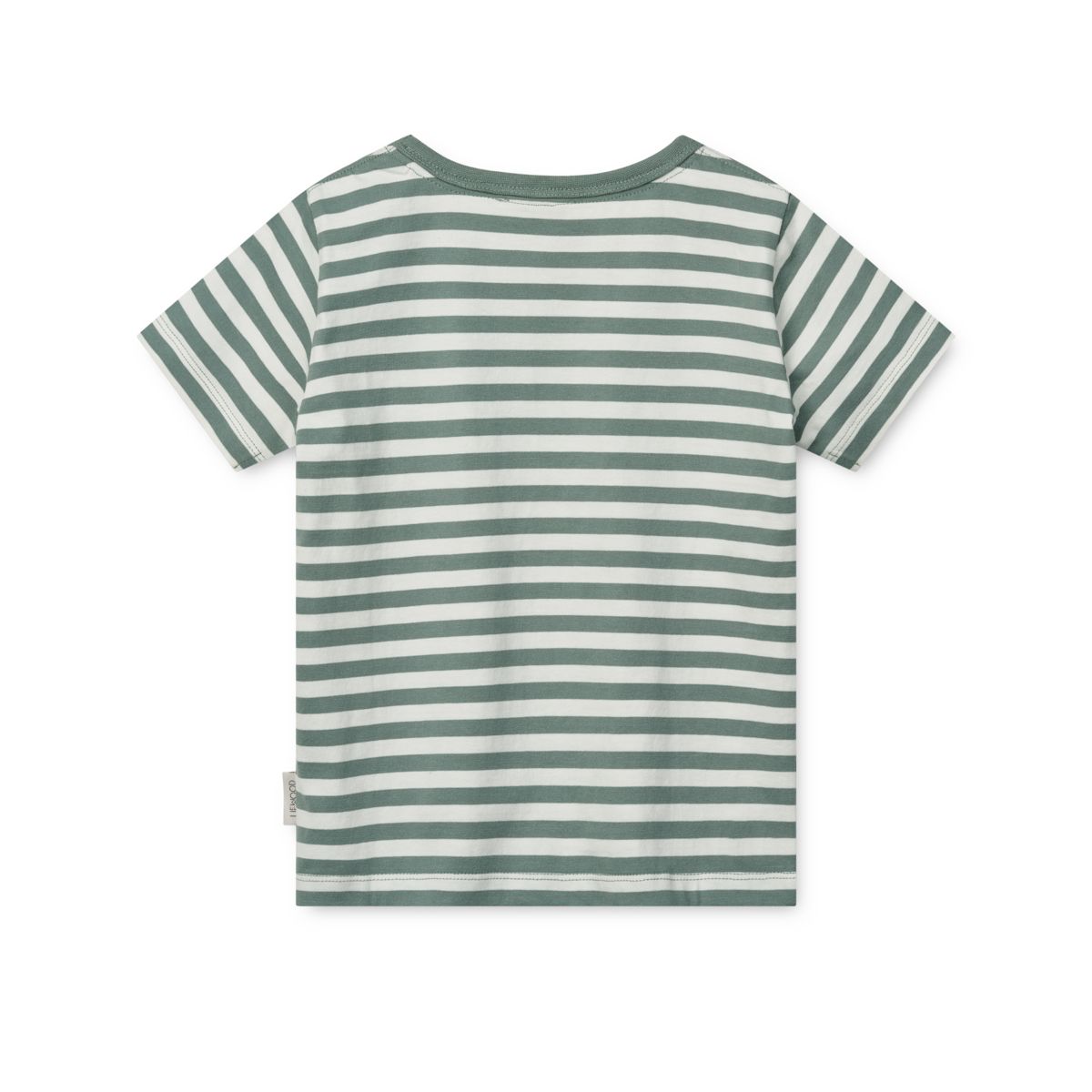Liewood Apia Placement Print T-shirt - Circus / Stripe peppermint / Creme de la creme - TSHIRT