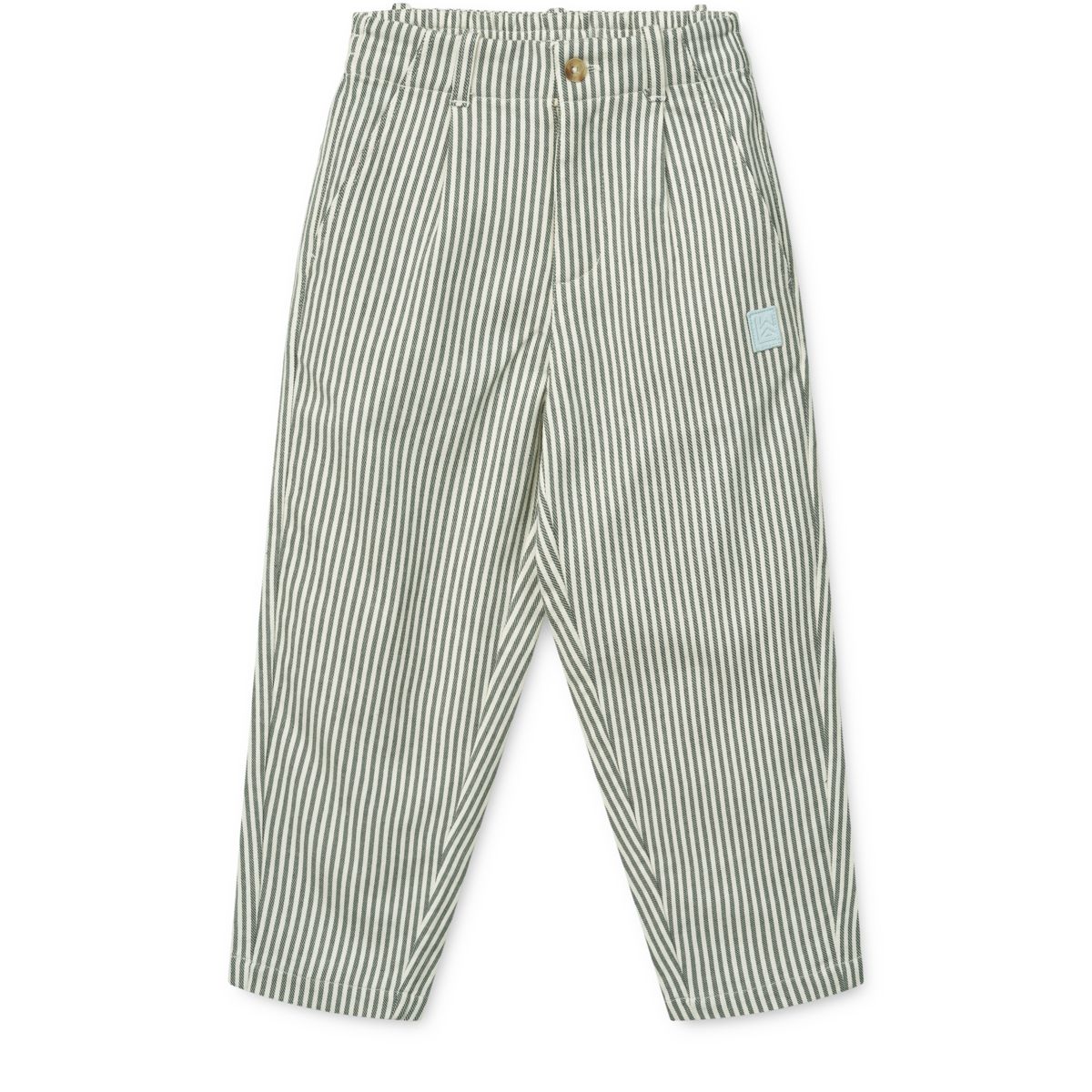 Liewood Beal Stripe Pants - Y/D Stripe Whale Blue / Creme de la Creme - PANTS