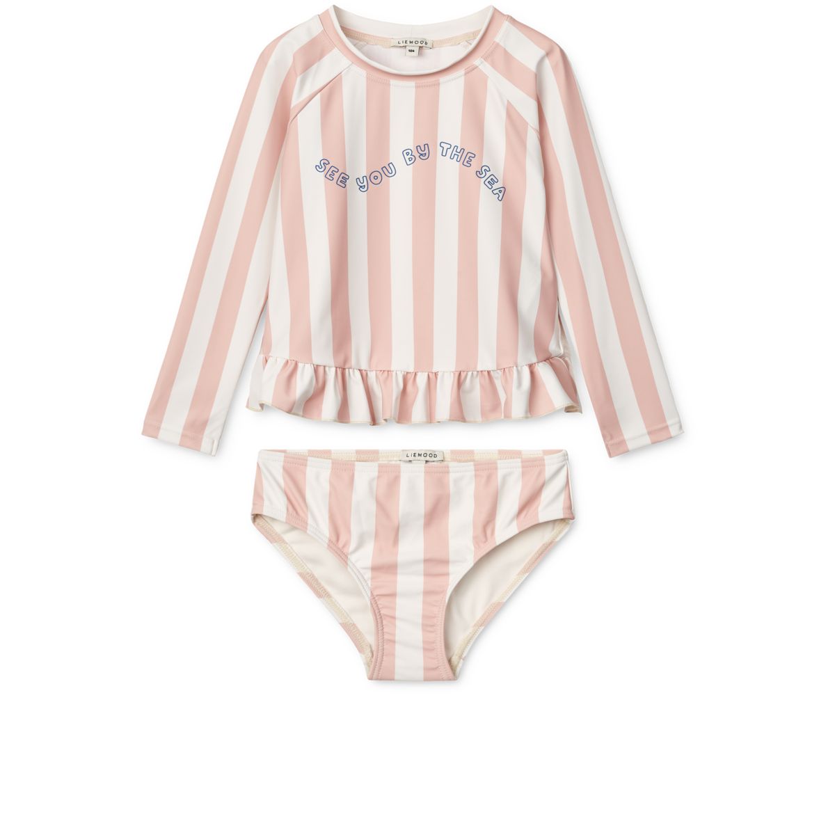 Liewood Dagny Swim Set - Y/D stripe Sorbet rose / Creme de la creme - SWIM SET
