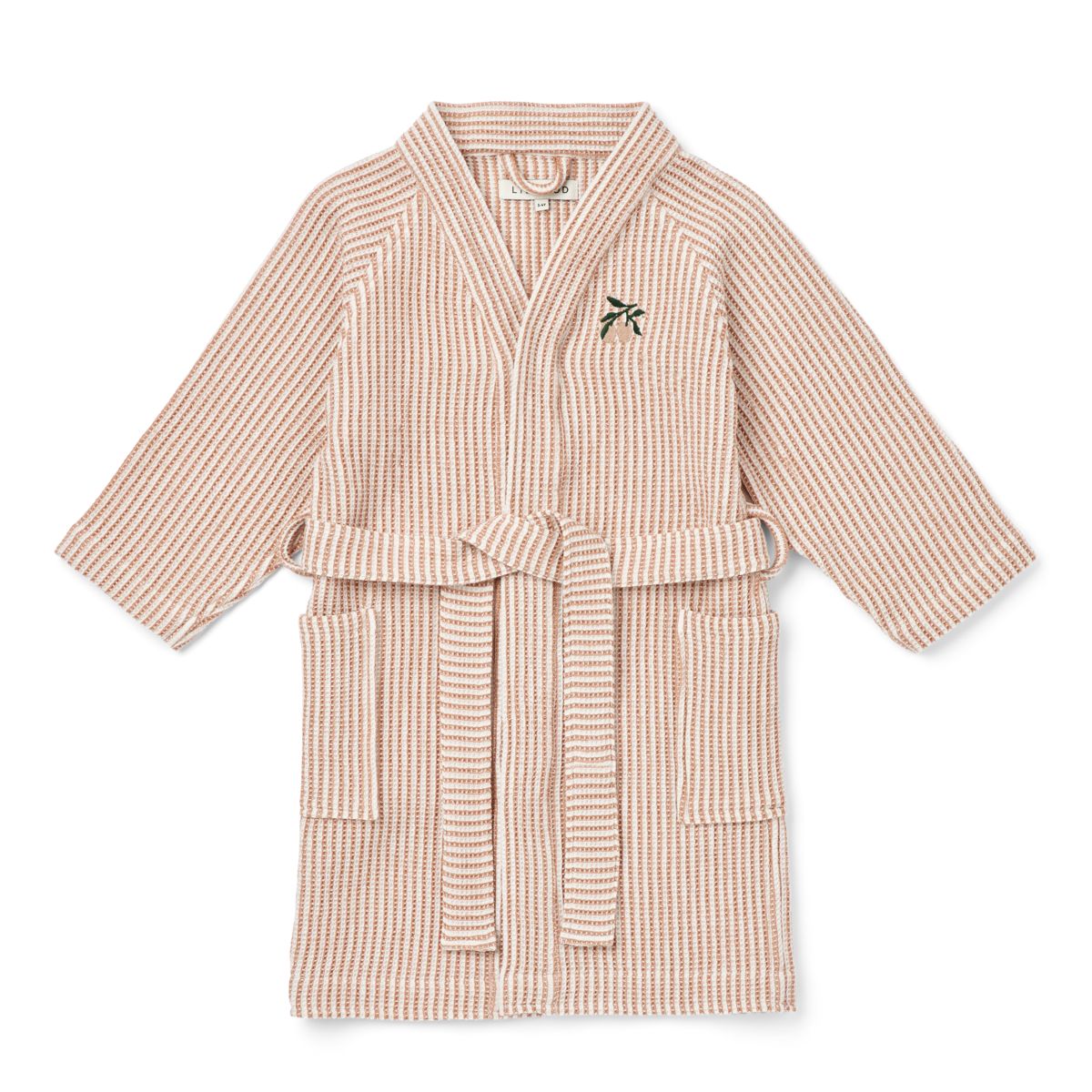 Liewood Bertha Bathrobe - Y/D stripe Tuscany rose / Creme de la creme - BATHROBE / PONCHO