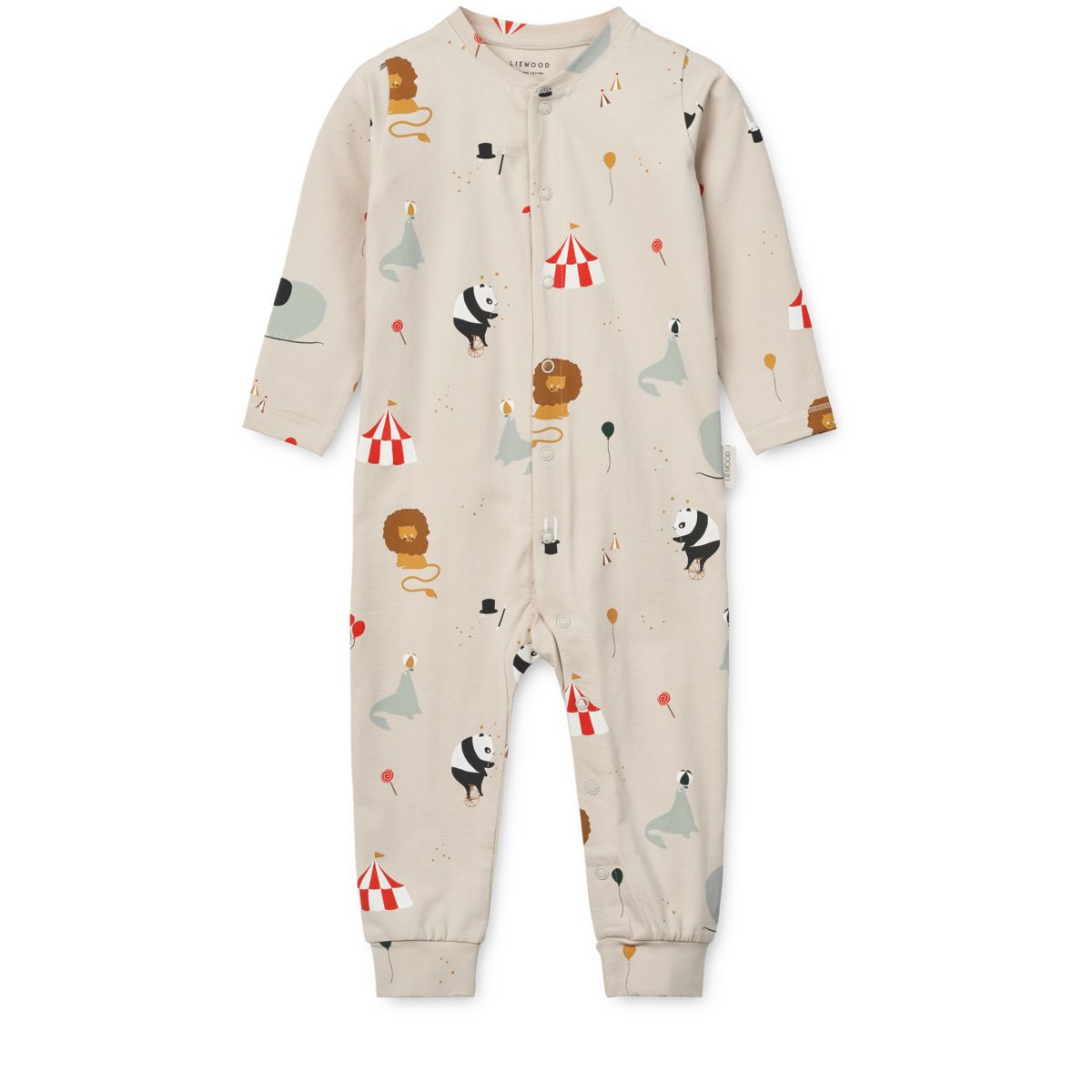 Liewood Birk Printed Pyjama Jumpsuit - Circus / Sandy - PYJAMAS JUMPSUIT