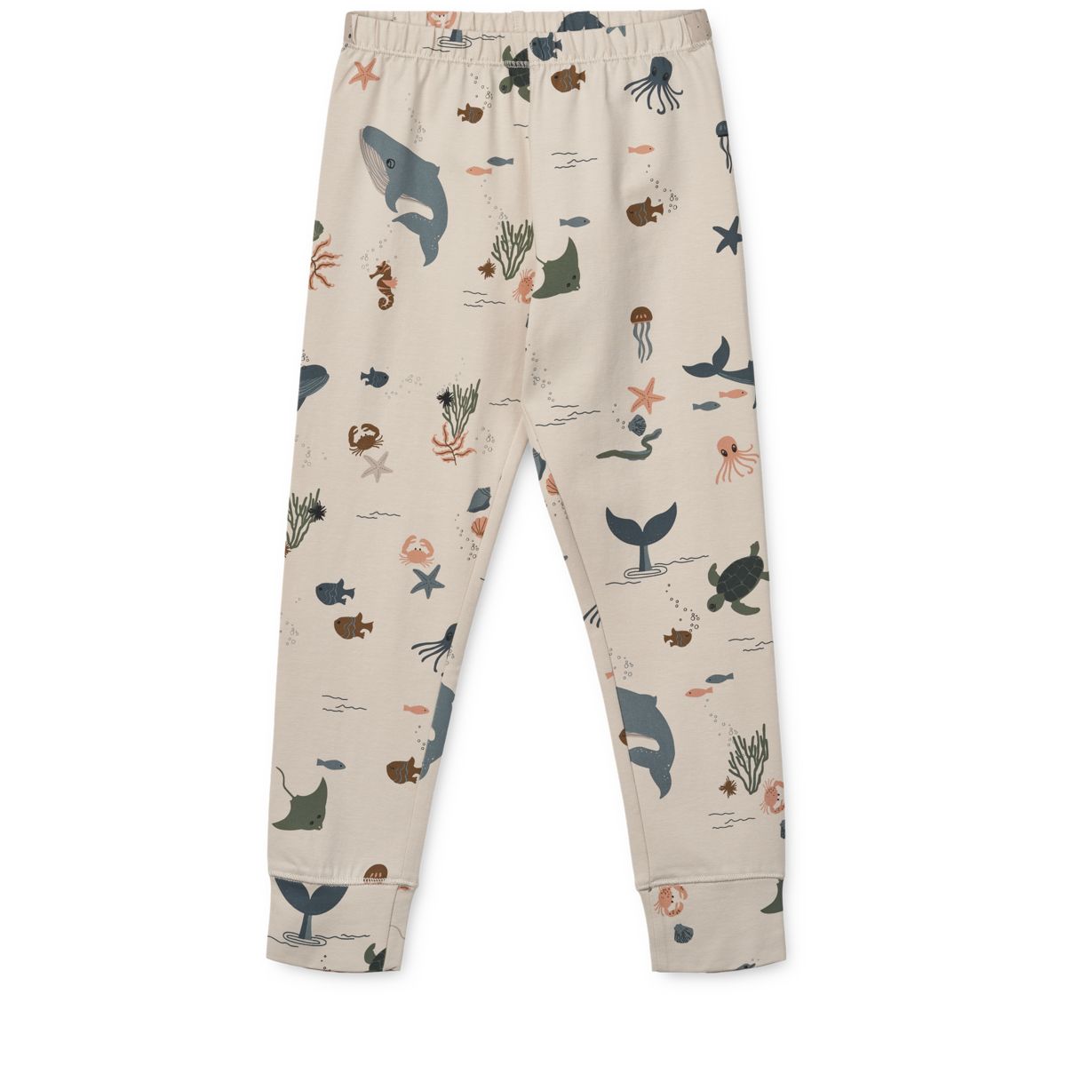 Liewood Wilhelm Printed Pyjama Set - Sea creature / Sandy - PYJAMAS SET