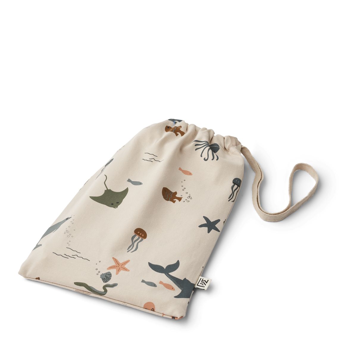 Liewood Wilhelm Printed Pyjama Set - Sea creature / Sandy - PYJAMAS SET