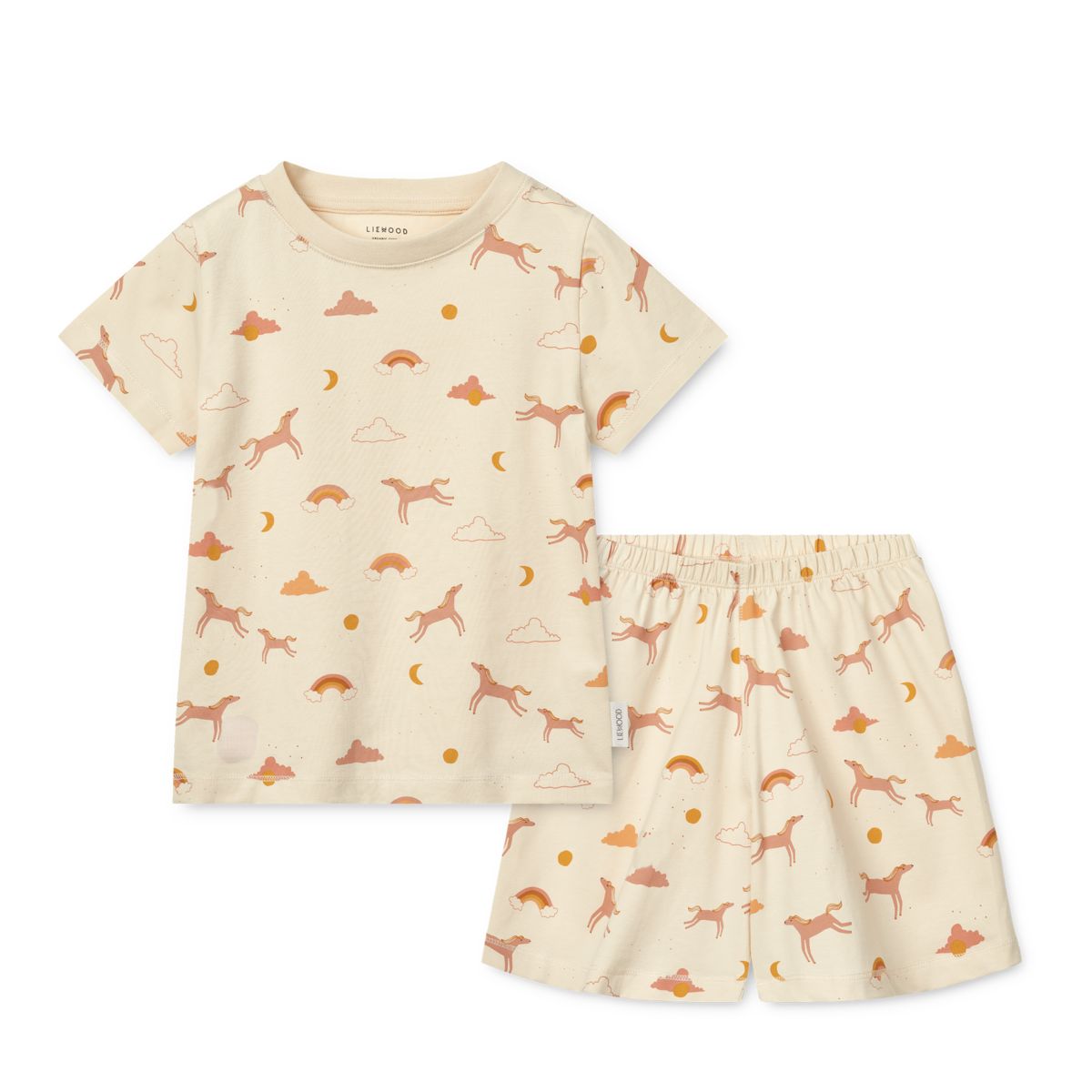 Liewood Ilford Printed Set - Dream / Ecru - TSHIRT