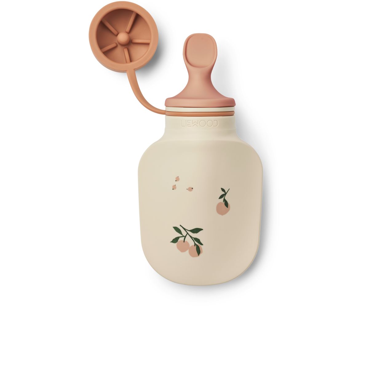 Liewood Lizzie Smoothie Bottle 2-pack - Peach / Sea shell - SMOOTHIE BOTTLE