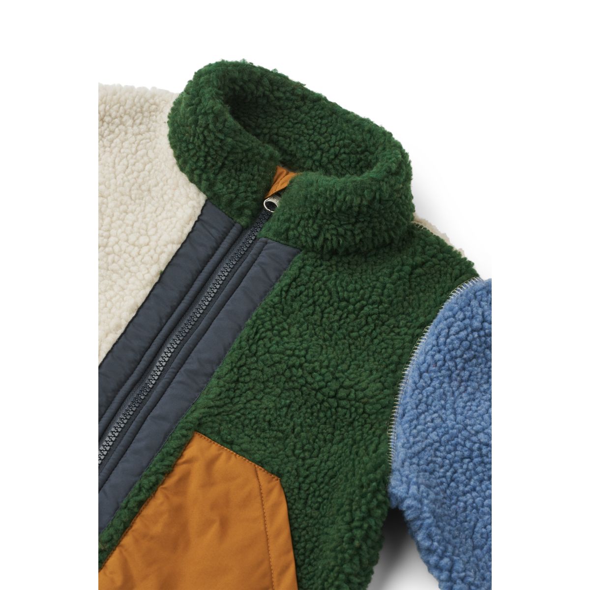 Liewood Noam Pile Jacket - Garden green multi mix - JACKET