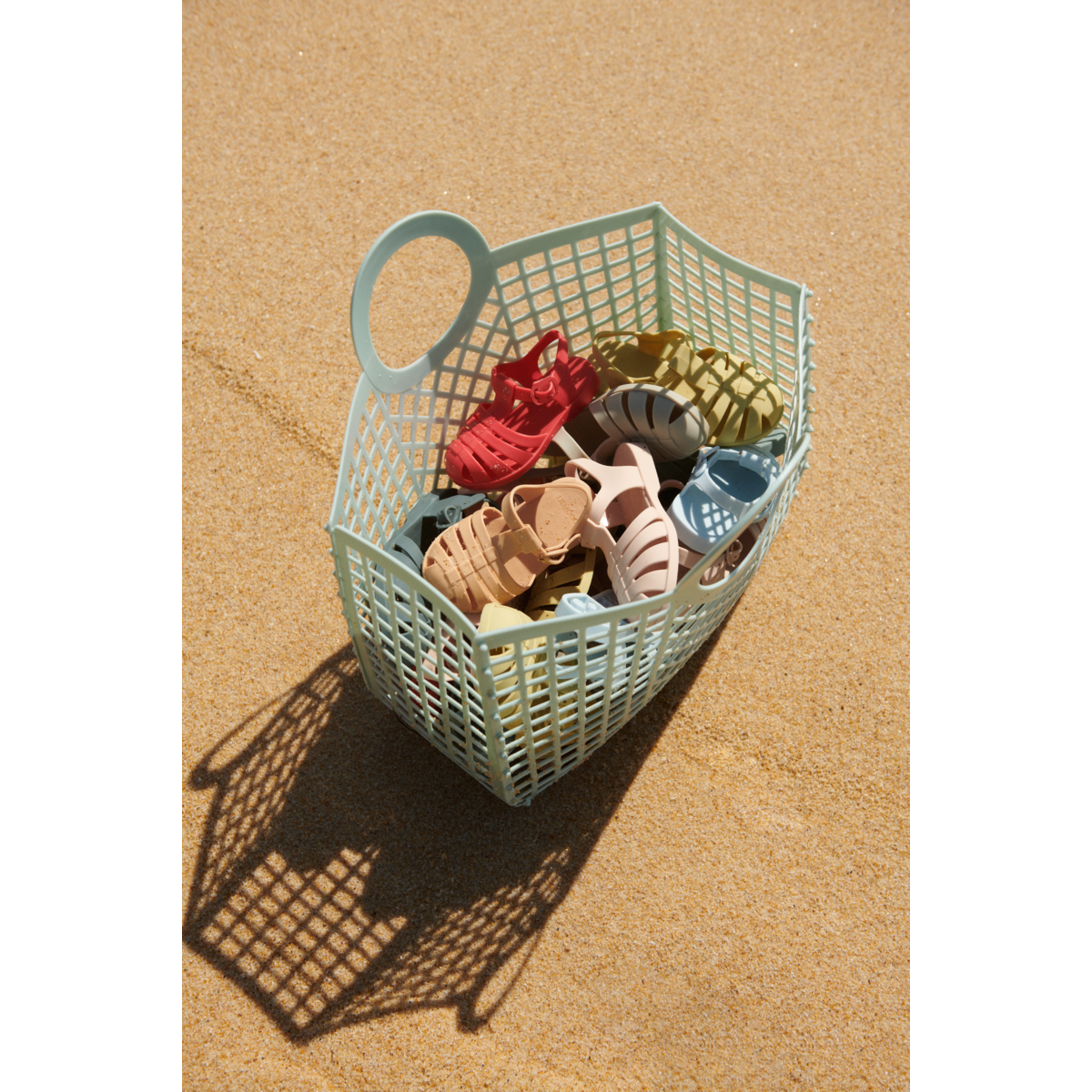 Liewood Bloom Basket - Light Peppermint - BASKET BAG