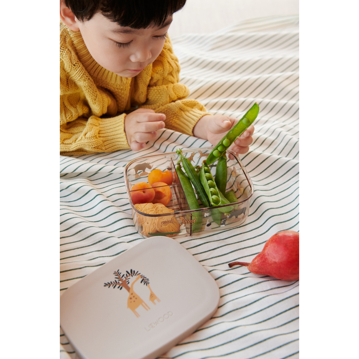 Liewood Arthur Tritan Lunchbox - All together / Sandy - LUNCHBOX