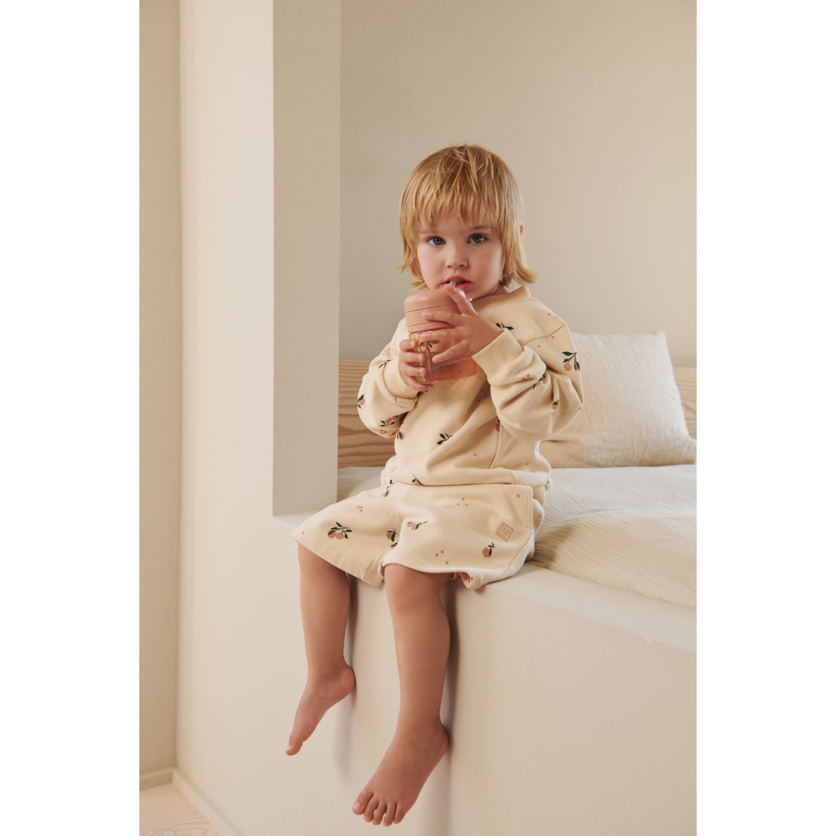 Liewood Pavia Tritan Straw Cup - Peach / Sea shell - CUP