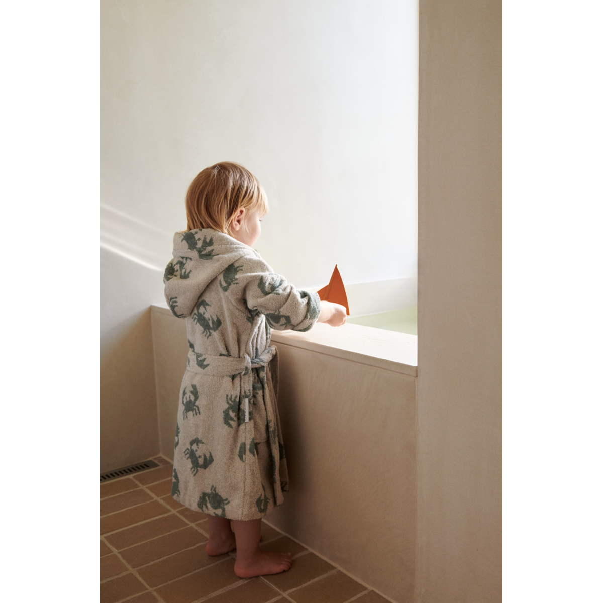 Liewood Lilana Bathrobe - Crab / Sandy - TOWEL / WASHCLOTH