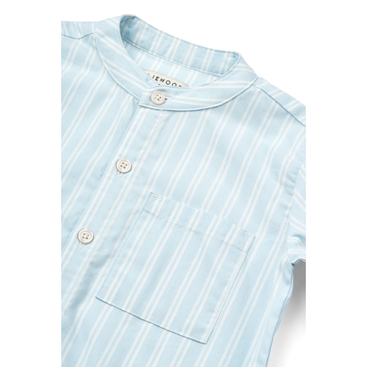 Liewood Ashton Stripe Shirt - Y/D stripe Pure sky / Creme de la creme - SHIRT