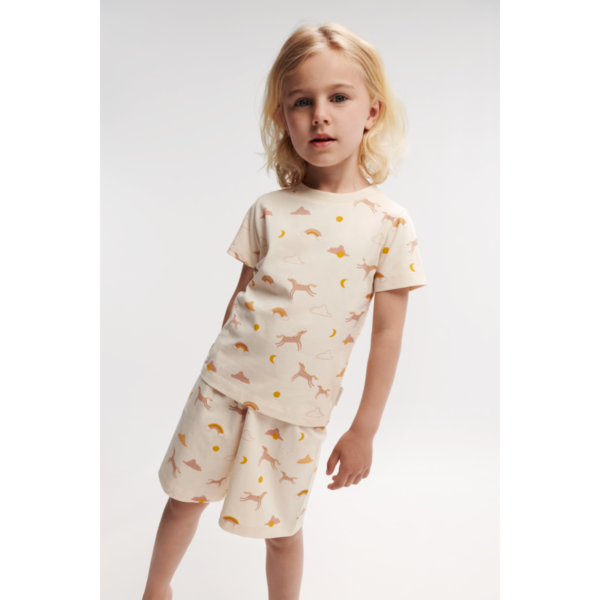 Liewood Ilford Printed Set - Dream / Ecru - TSHIRT