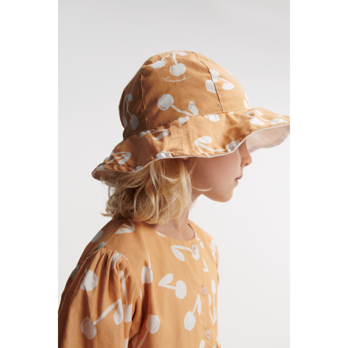 Liewood Amelia Reversible Sun Hat - Cherry blossom / Light apricot - HATS/CAP