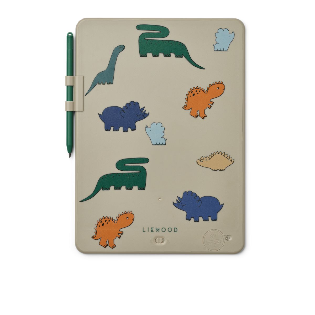 Liewood Zora LCD drawing board 10 inches - Dinosaurs / Mist - CREATIVE TOYS