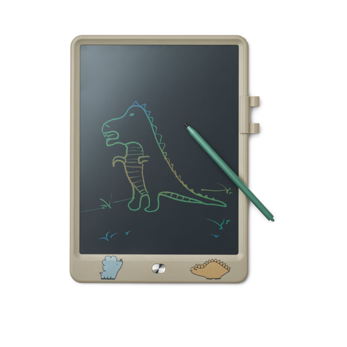 Liewood Zora LCD drawing board 10 inches - Dinosaurs / Mist - CREATIVE TOYS