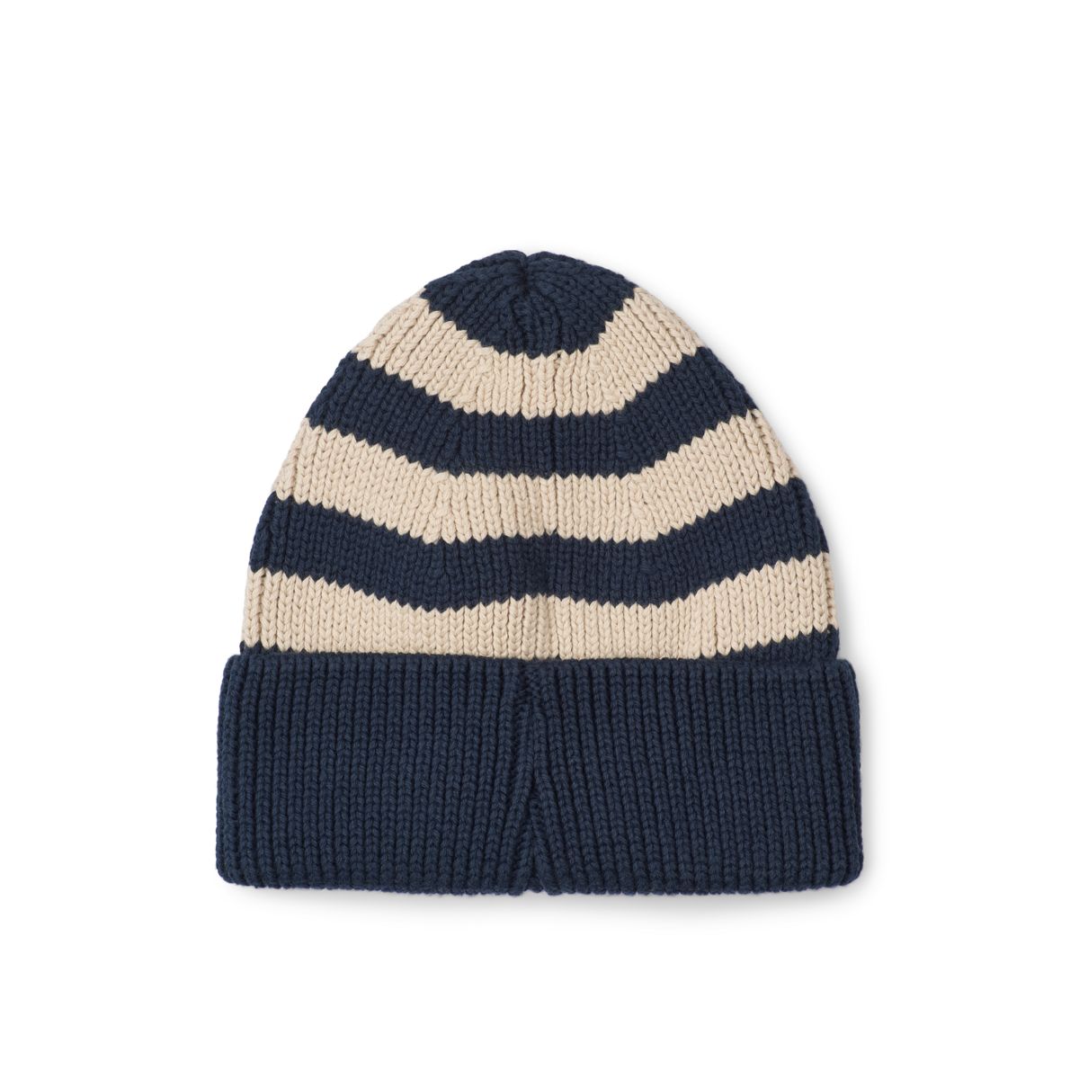 EZRA Mütze - Classic navy / Sandy stripe